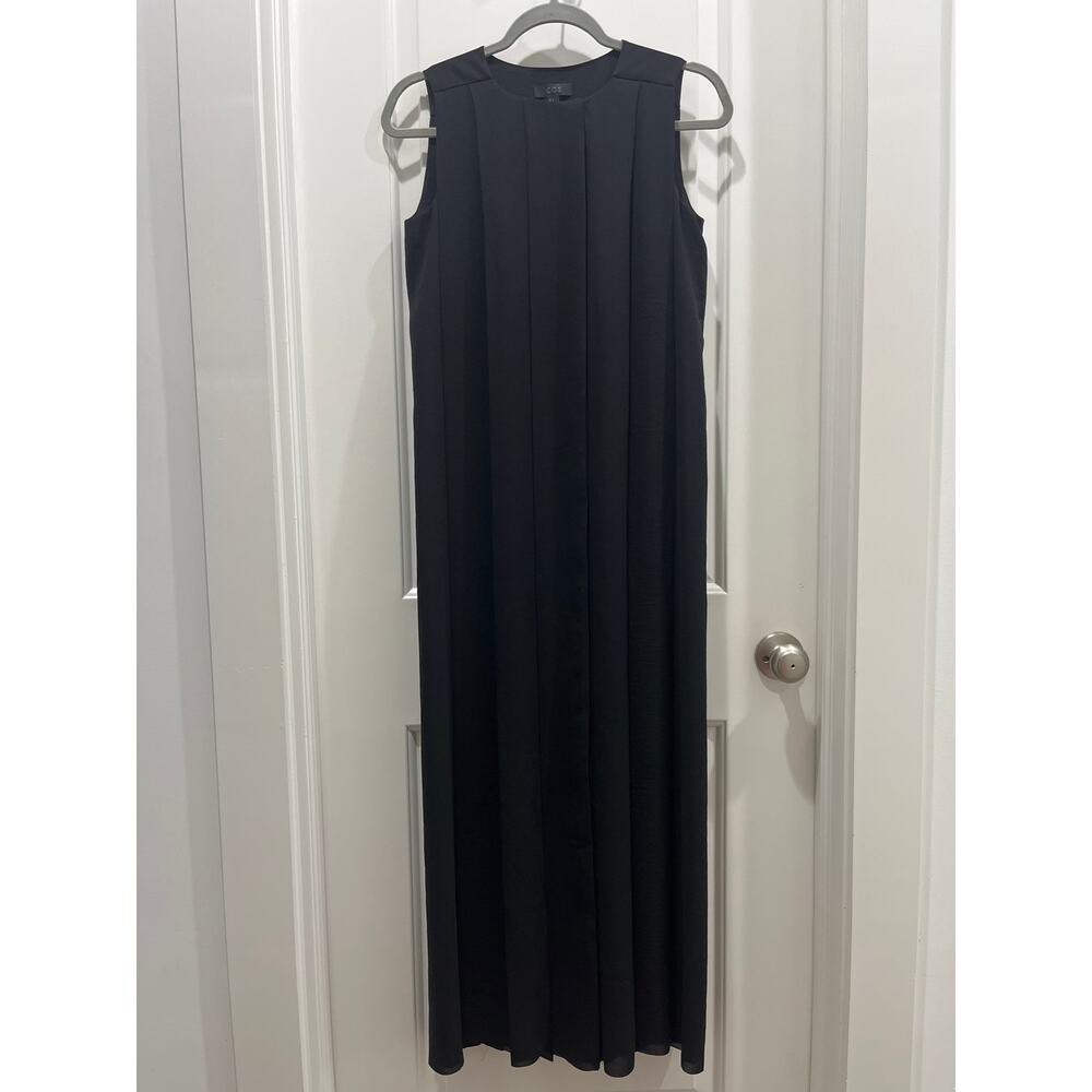 COS Black Halter Sheath Maxi Dress